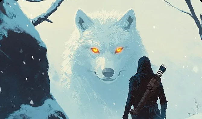 Cazar al Gran Lobo Blanco
