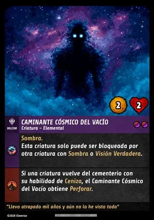 Caminante Cósmico del Vacío (Pixel Art)