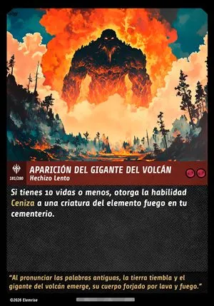 Aparición del Gigante del Volcán
