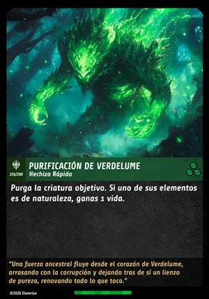 Purificación de Verdelume