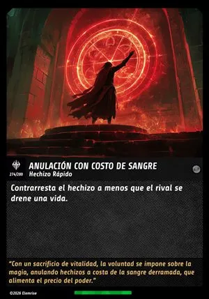 Anulación con Costo de Sangre